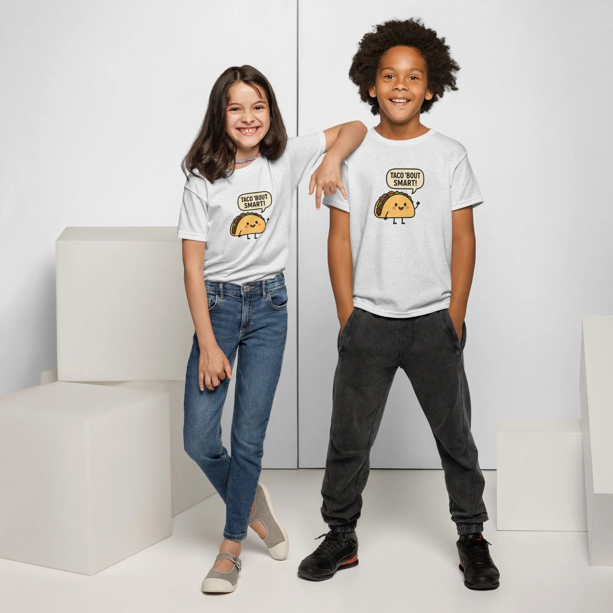 Paper peace Youth t-shirt - “Taco Bout Smart”