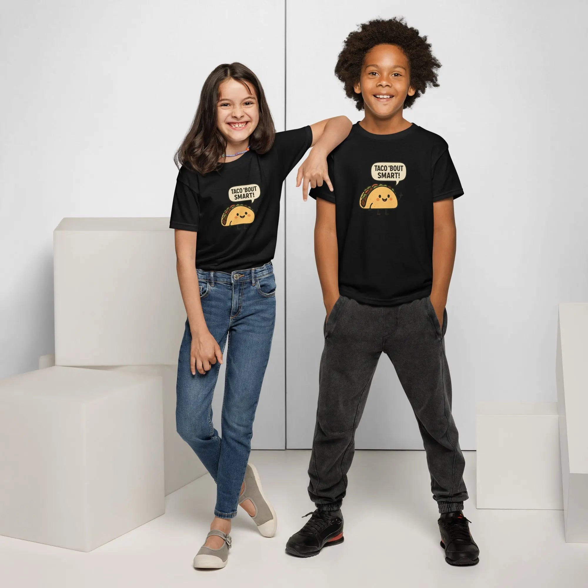 Paper peace Youth t-shirt - “Taco Bout Smart”