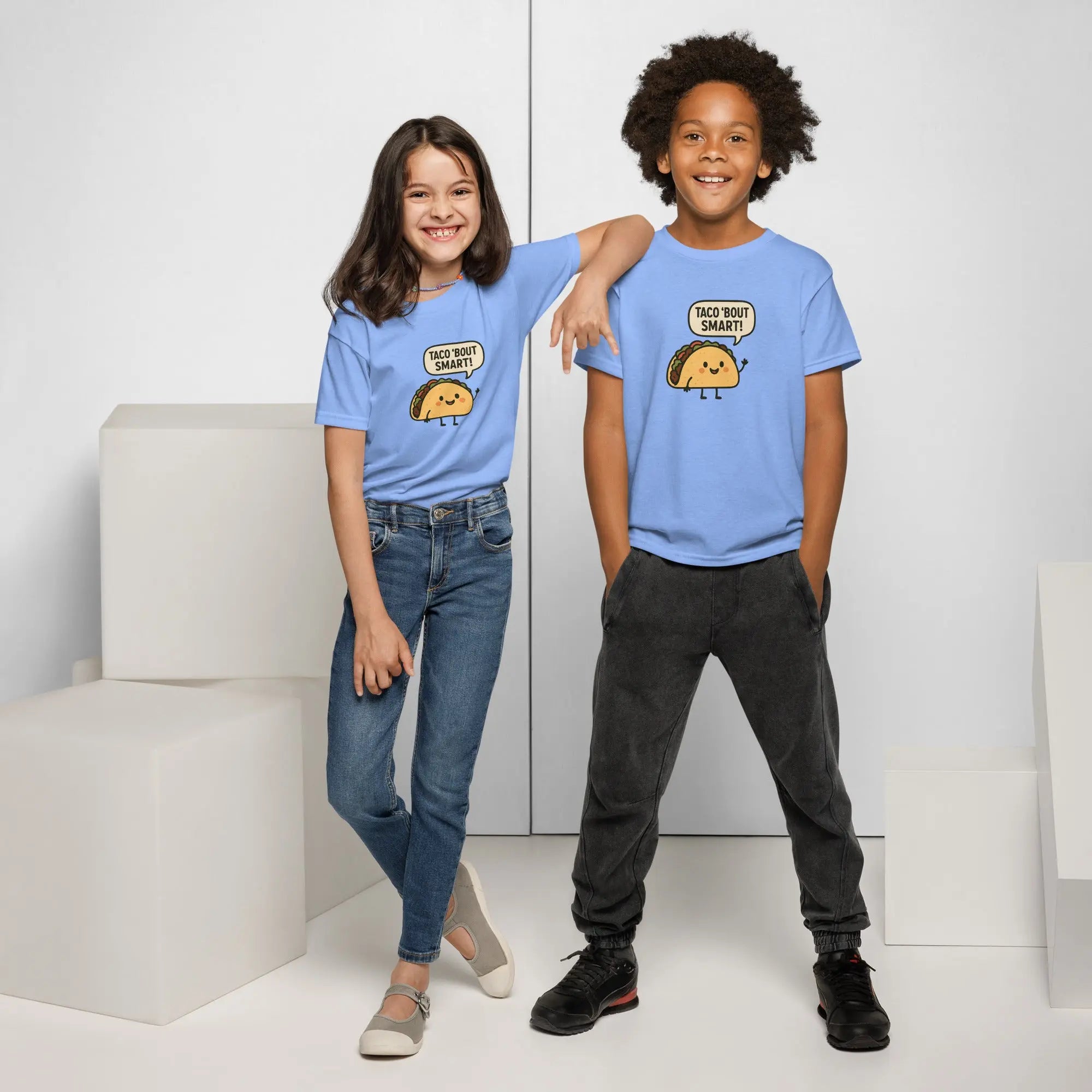 Paper peace Youth t-shirt - “Taco Bout Smart”