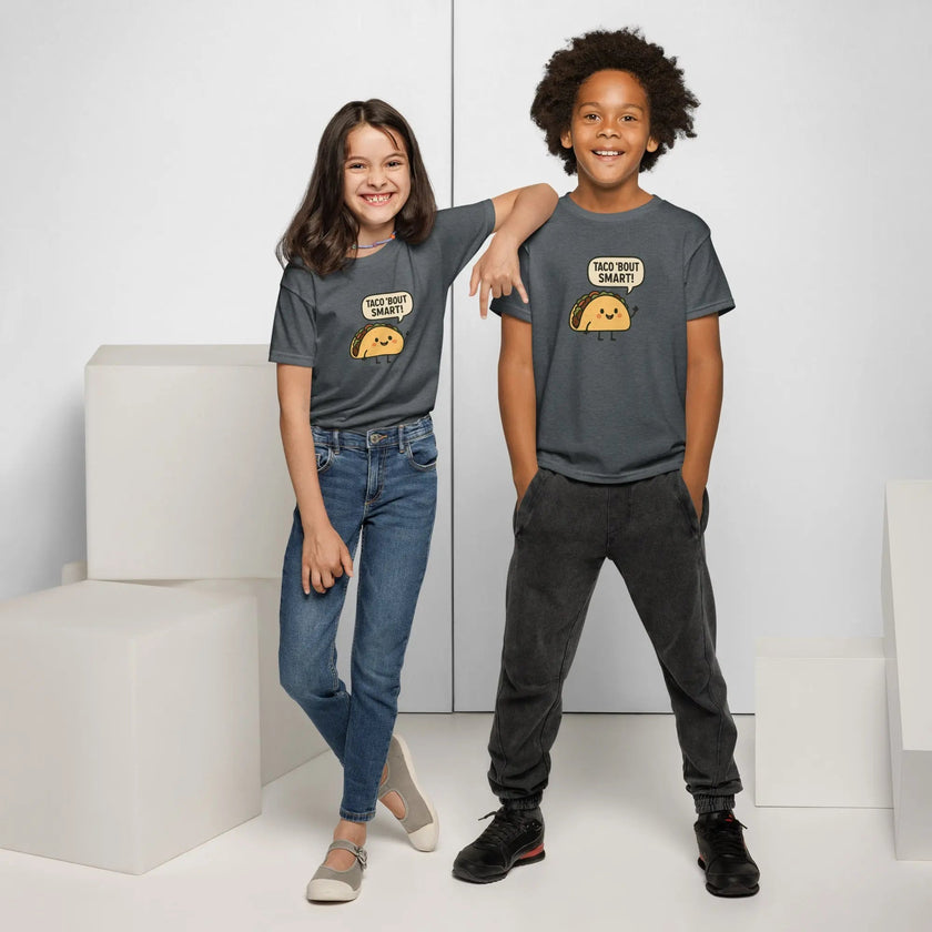 Paper peace Youth t-shirt - “Taco Bout Smart”