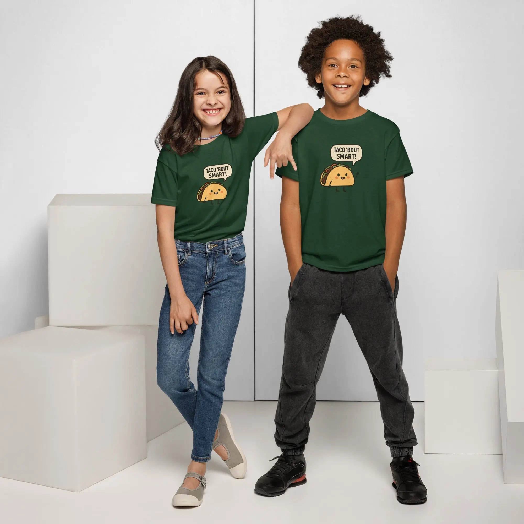 Paper peace Youth t-shirt - “Taco Bout Smart”