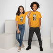 Paper peace Youth t-shirt - Panda with a stack of textbooks