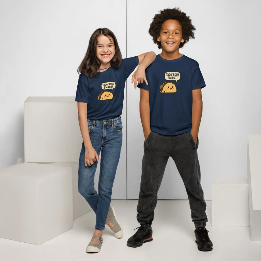 Paper peace Youth t-shirt - “Taco Bout Smart”
