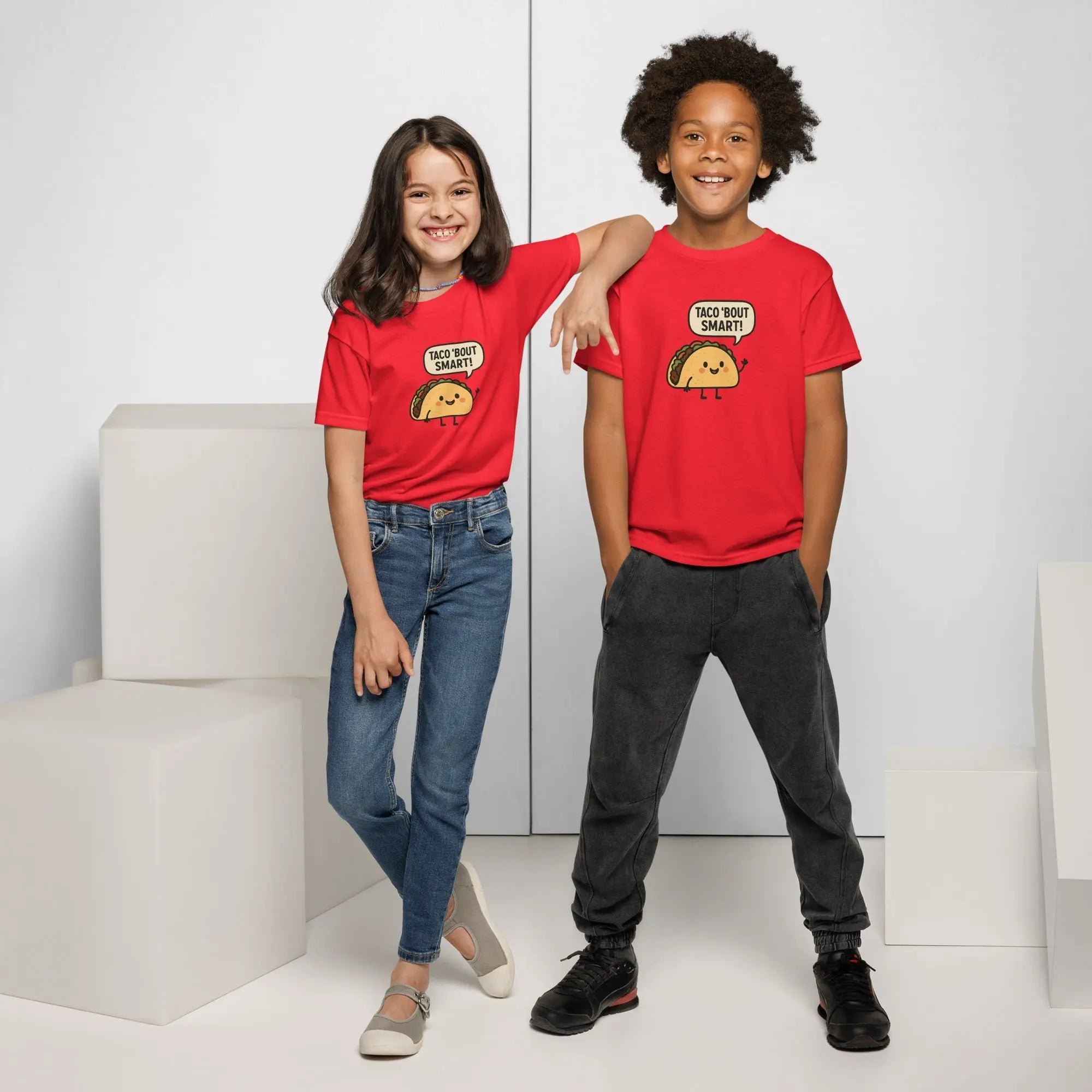Paper peace Youth t-shirt - “Taco Bout Smart”