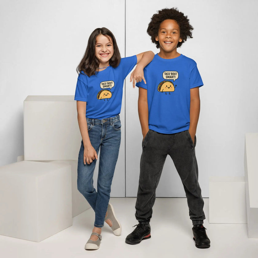Paper peace Youth t-shirt - “Taco Bout Smart”
