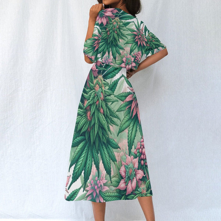 Pink Haze Pocket Waist Dress