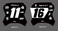 yozma front plate decal
