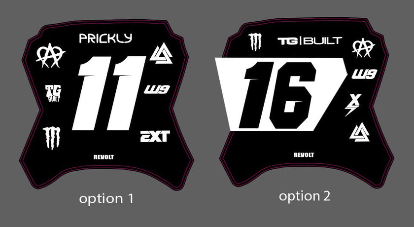 yozma front plate decal
