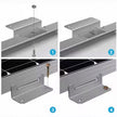 Universal “Z” bracket roof mounting system for solar panel