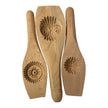Zaytuna Traditional Hand Carved Wooden Maamoul Cookies  Set of 3 Molds