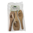 Zaytuna Traditional Hand Carved Wooden Maamoul Cookies  Set of 3 Molds