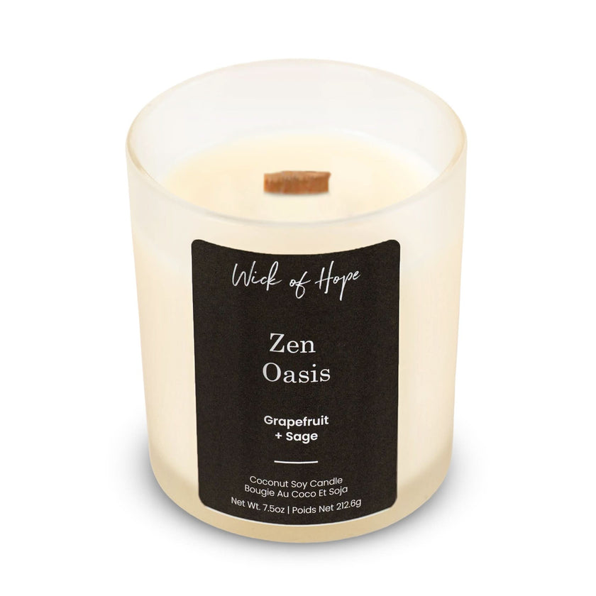 Zen Oasis Candle  | Grapefruit + Sage
