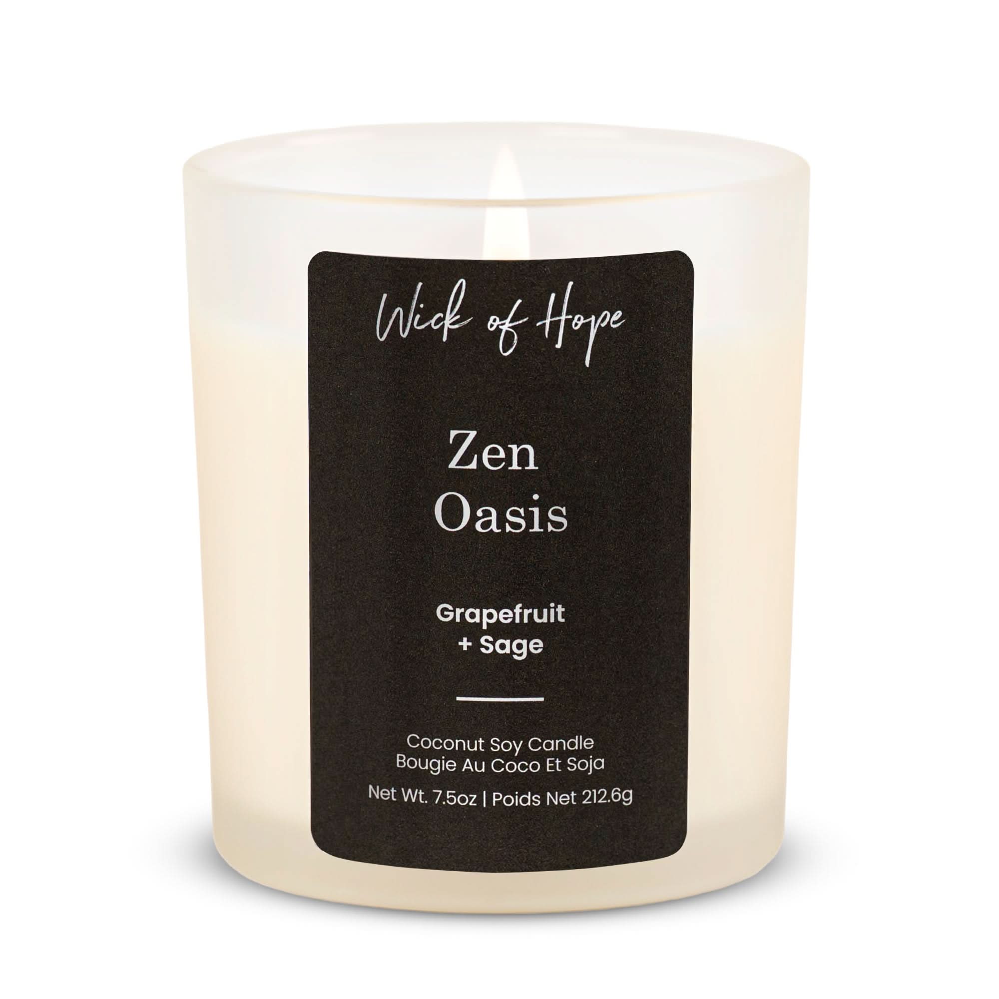 Zen Oasis Candle  | Grapefruit + Sage