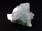 Zhejiang Green-Purple Fluorite with Calcite – Multi-Generation Octahedral Growth