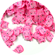 Pink Piggy Fimo Slices