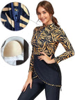 Zipper Arab  Swimsuit Burkini Women