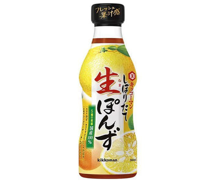 Kikkoman Freshly Squeezed Ponzu 360ml Plastic Bottle x 12 