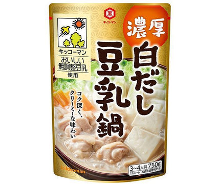 Kikkoman Rich White Dashi Lait de Soja Hotpot 750g x 12 sachets 