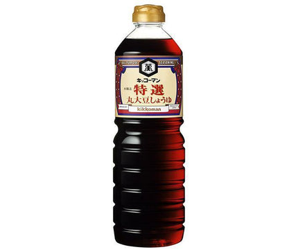 Kikkoman sélection spéciale sauce soja entière au soja bouteille plastique 1L x 6 pièces 