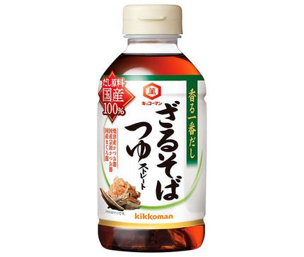 Kikkoman Soupe Parfumée Ichiban Dashi Zaru Soba Bouteille PET 300 ml x 12 pièces 