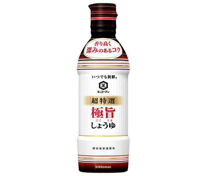 [11/25~ 10% off all products!!] Kikkoman Always Fresh Super Special Delicious Soy Sauce 450ml PET Bottle x 12 Bottles