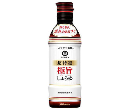 Kikkoman Always Fresh Super Special Delicious Soy Sauce 450ml PET Bottle x 12 Bottles 