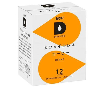 UCC DRIP POD Decaffeinated Coffee 12P x 12 (6 x 2) Box 