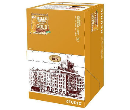 Hills Coffee Japan Keurig Cartridge K-Cup Pack Hills Blend Gold 12P x 8 Boxes 