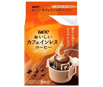 UCC Delicious Decaffeinated Coffee Drip Coffee (7g x 8P) x 12 bags 