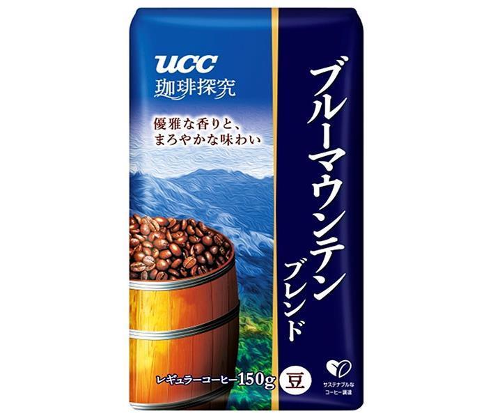 UCC Coffee Exploration Roasted Beans Blue Mountain Blend 150g Bag x 12 (6 x 2) Bags 