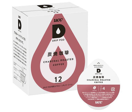 Café au charbon UCC DRIP POD 12P x 12 boîtes 