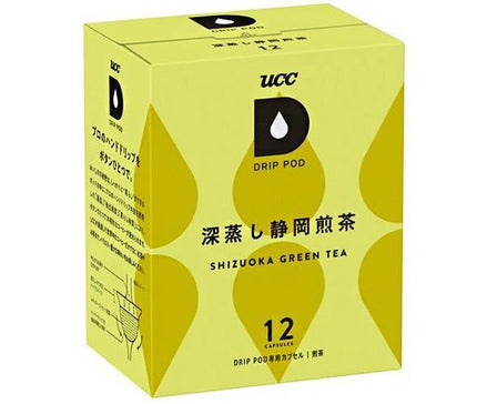 UCC DRIP POD(ドリップポッド) 深蒸し静岡煎茶 12P×12箱入