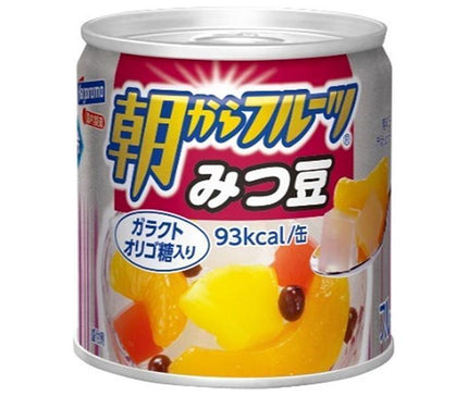 Hagoromo Foods Morning Fruits Mitsumame 190g Can x 24 pieces 