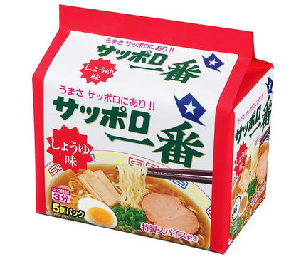Sanyo Foods Sapporo Ichiban Soy Sauce Flavor 5 Meal Pack x 6 pcs 