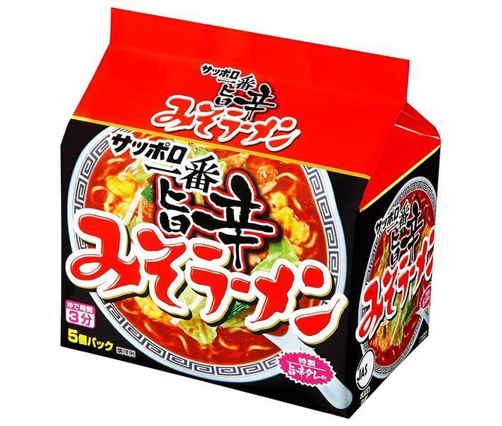 [11/25~ 10% off all products!!] Sanyo Foods Sapporo Ichiban Miso Ramen, Spicy and Delicious, 5-pack x 6