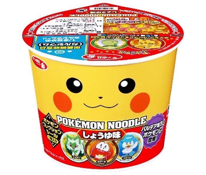 [11/25~ 10% off all products!!] Sanyo Foods Sapporo Ichiban Pokemon Noodles, Soy Sauce Flavor, 38g x 12 pieces