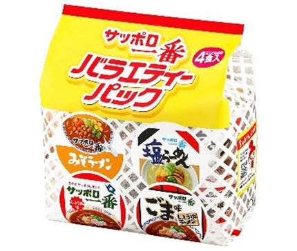 Sanyo Foods Sapporo Ichiban Mini Bowl Variety Pack 4 meals x 6 pieces 