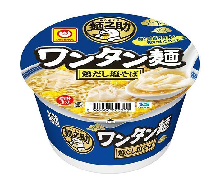 Toyo Suisan Mennosuke Wonton Noodles Chicken Dashi Salt Soba 89g x 12 pieces 