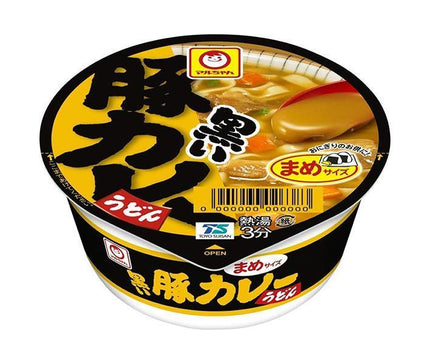 東洋水産 マルちゃん 黒いまめ豚カレーうどん 42g×24(12×2)個入