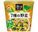 Toyo Suisan Maruchan Eatable Soup 7 kinds of vegetables Chicken stock Chinese 25g x 6 pieces 