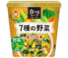 Toyo Suisan Maruchan Eatable Soup 7 kinds of vegetables Chicken stock Chinese 25g x 6 pieces 