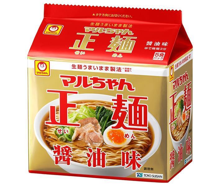 東洋水産 マルちゃん正麺 醤油味 (105g×5食)×6個入
