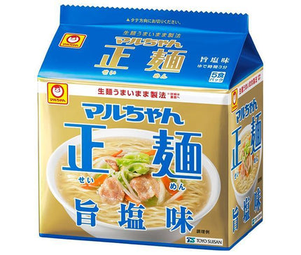 東洋水産 マルちゃん正麺 旨塩味 (112g×5食)×6個入