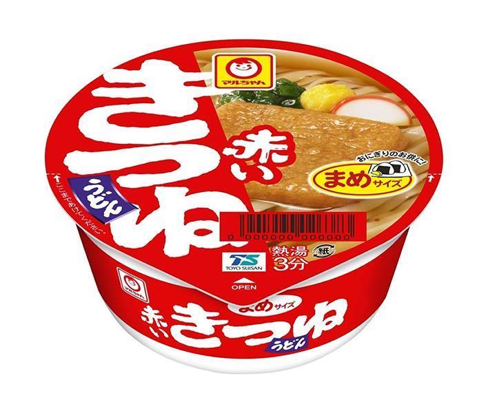 東洋水産 マルちゃん 赤いまめきつねうどん(西向け) 41g×24(12×2)個入