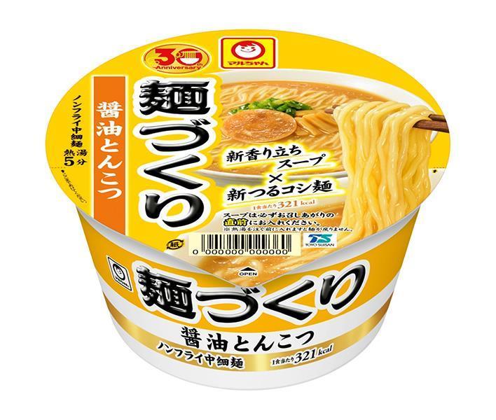 東洋水産 マルちゃん 麺づくり 醤油とんこつ 91g×12個入