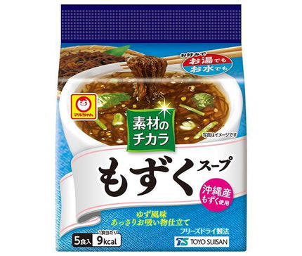 東洋水産 マルちゃん 素材のチカラ もずくスープ (3.6g×5食)×6袋入