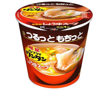 Myojo Foods Soupe à la sauce soja épaisse Wonton non frite 14 g x 6 pièces 