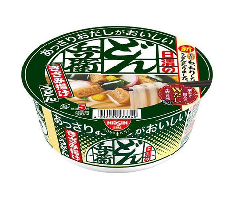 日清食品 日清のあっさりおだしがおいしいどん兵衛 きざみ揚げうどん 68g×12個入