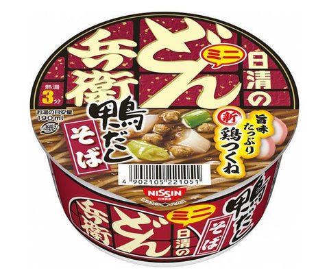 Nissin Foods Nissin Donbei Duck Soba Mini 46g x 24 (12 x 2) pieces 