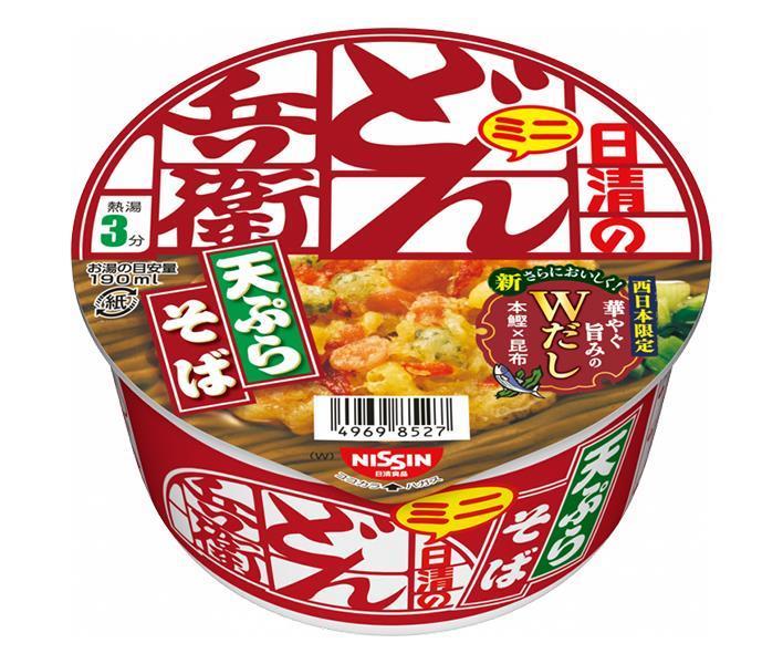 Nissin Foods Nissin Donbei Tempura Soba Mini [Ouest] 46 g x 24 (12 x 2) pièces 